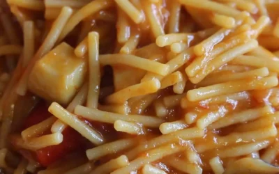 Cazuela de fideos con choco: un guiso con acento andaluz